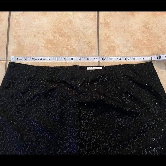 Charter Club Comfort Waist black sequin skirt size 16 NWT - Picture 3 of 4